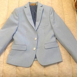 Blue and white Blazer from Dillard’s